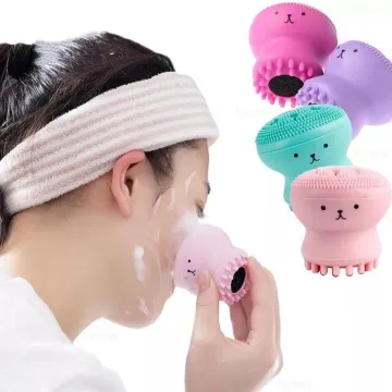Silicone Octopus Facial Cleansing Brush (1 pc)
